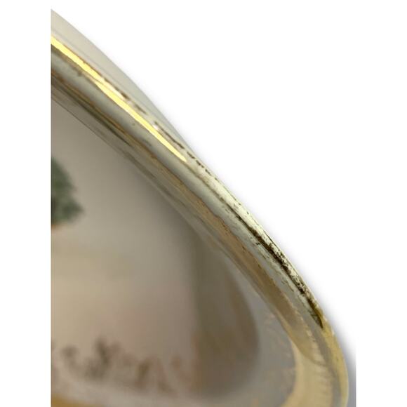 Vintage Taylor Smith Taylor TS&T Victorian Couple Rim Soup Bowl 7.75" 22K trim - Picture 7 of 10